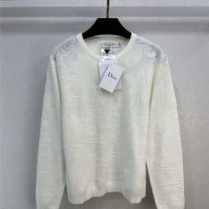 dior new round neck knitted top