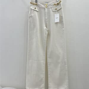 celine new two button chain jeans