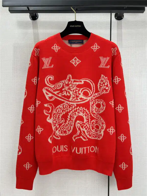 louis vuitton LV new year shirt classic crew neck sweater