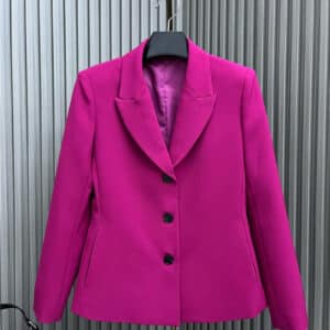 dior fishtail waisted suit jacket