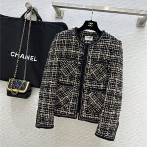 chanel wool tweed jacket