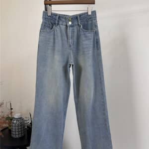 chanel high waist jeans