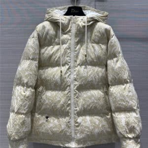 dior hooded bread down jacket