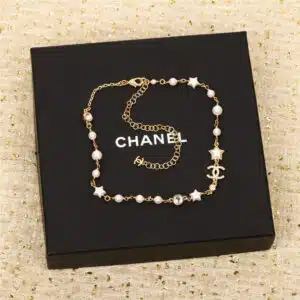 chanel five-pointed star choker necklace