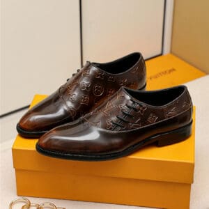 Louis Vuitton LV men's high-end business dress shoes