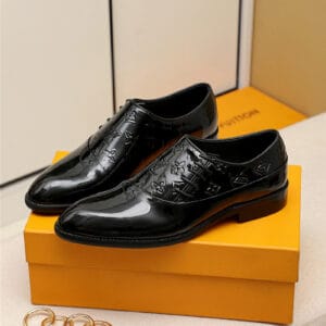 Louis Vuitton LV men's high-end business dress shoes