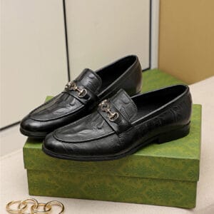 gucci men's logo dress shoes