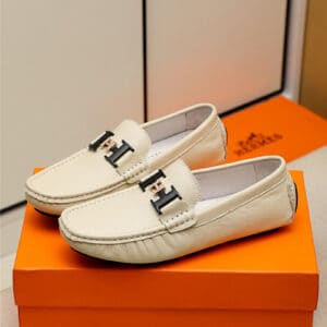 Hermès classic men's fashion slip-on shoes