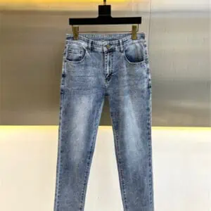 YSL Men's Blue Slim Jeans