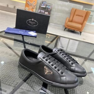 Prada men's leather sneakers