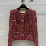 chanel new year limited edition red gold jacket