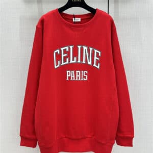 celine new year red sweatshirt