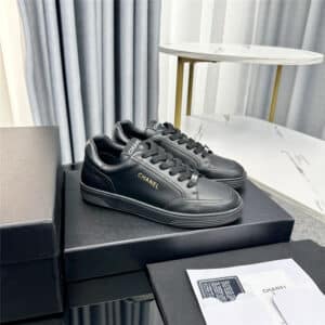 chanel thick sole panda sneakers
