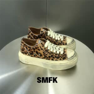 smfk cross lace-up distressed canvas shoes skate shoes