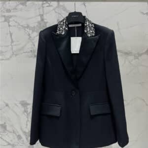 Givenchy twill wool beaded suit