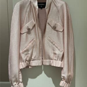 chanel new pearlescent pink short coat