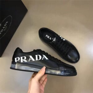 Prada men's logo sneakers
