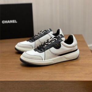 Chanel leather men's sneakers