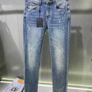 Louis Vuitton LV men blue jeans