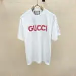 Gucci logo men's round neck short-sleeved T-shirt