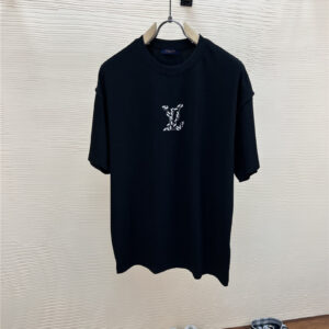 Louis Vuitton LV logo men's round neck short-sleeved T-shirt