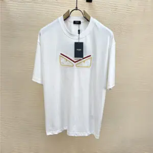 Fendi logo men's round neck short-sleeved T-shirt