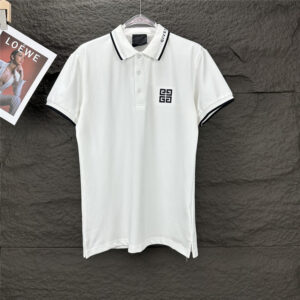Givenchy embroidered letters POLO shirt