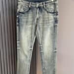 Prada classic men's washed jeans