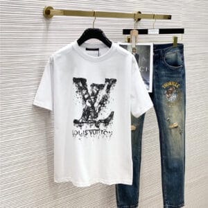 Louis Vuitton LV men's printed short-sleeved T-shirt