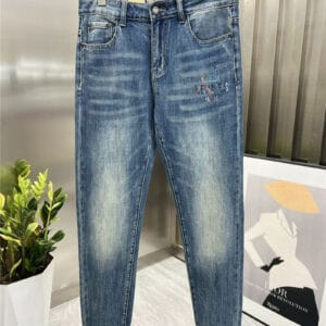 Hermes classic men's washed jeans