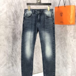 Prada men's washed casual jeans