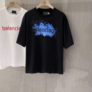 Balenciaga men's letter logo short-sleeved T-shirt