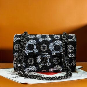 chanel limited edition camellia CF bag