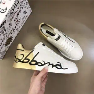 Dolce & Gabbana D&G logo men's sneakers
