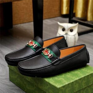 Gucci mens GG loafers