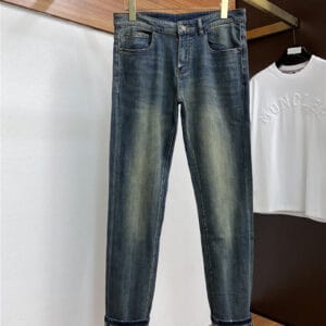 Gucci classic men's washed jeans