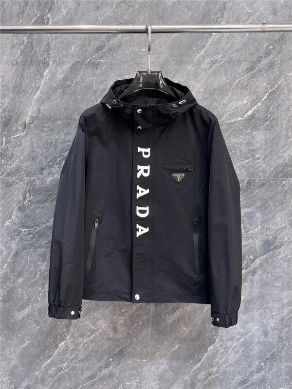 Prada logo men's jackets