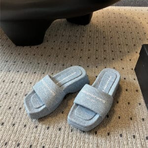 alexander wang new platform slippers
