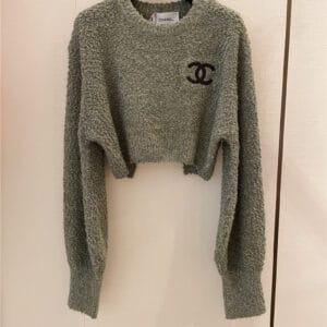 chanel new short sleeve knitted sweater