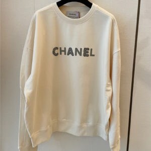 chanel new letter print sweatshirt