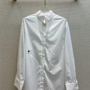 dior small stand collar shirt