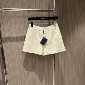 prada logo buttoned blazer shorts