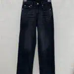 alexander wang new embossed letter trousers