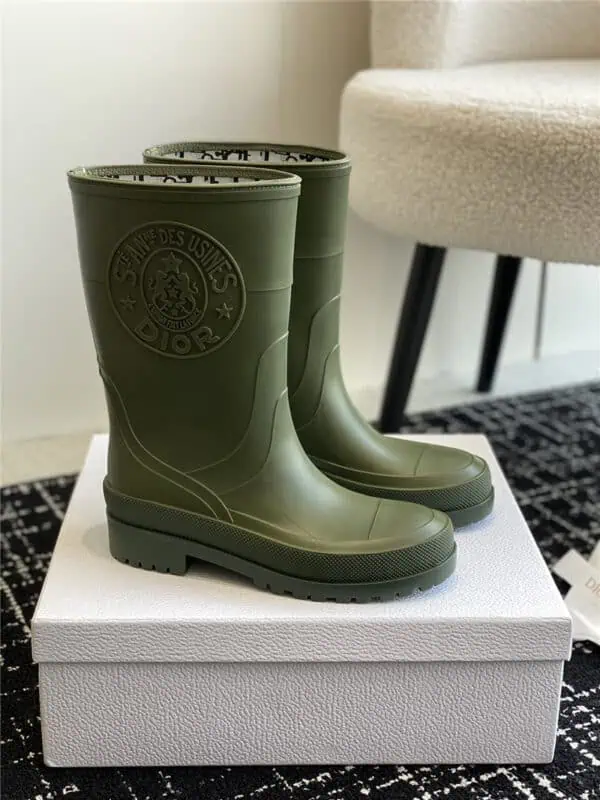 dior popular rain boots