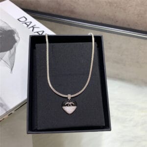 chanel double love necklace