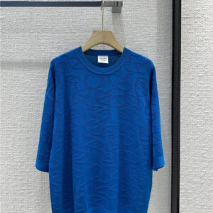 Hermès drop-shoulder short-sleeve knit top
