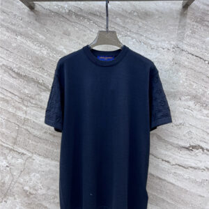 louis vuitton LV classic round neck knitted T-shirt