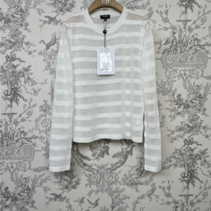 chanel new round neck knitted long sleeves