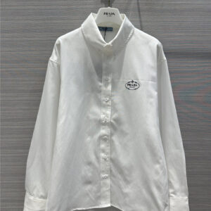 prada vintage men's and women's oxford cotton shirt
