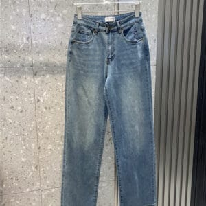 YSL classic retro wide-leg jeans